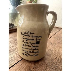 Vintage English Stoneware Pitcher by Moira Pottery Co.